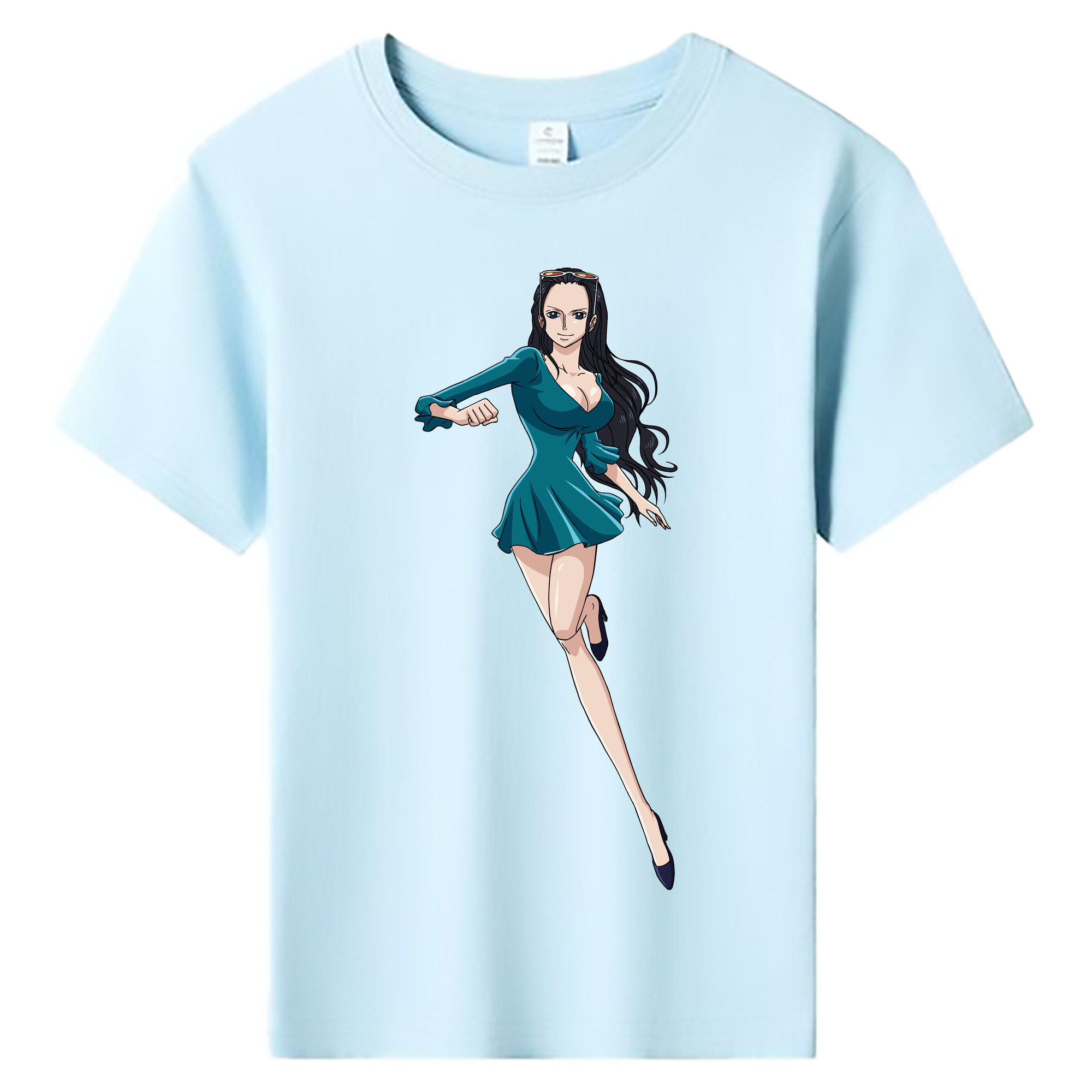 ワンピース ニコ・ロビン ONE PIECE Nico Robin 綿100％キッズTシャツ（フロントプリント）